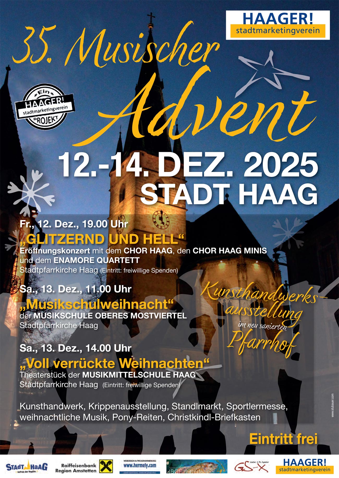 Musischer Advent von 12. bis 14. Dezember 2025 in Stadt Haag
